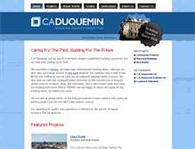 Tablet Screenshot of caduquemin.com